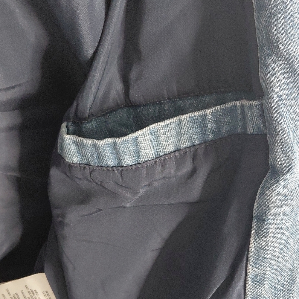 Levi's Blue Denim Hooded Jacket - Picture 8 of 10